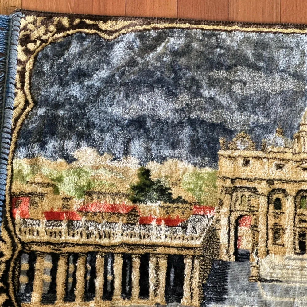 Velvet wall tapestry - Italian Tapestry/Rug St Peter’s